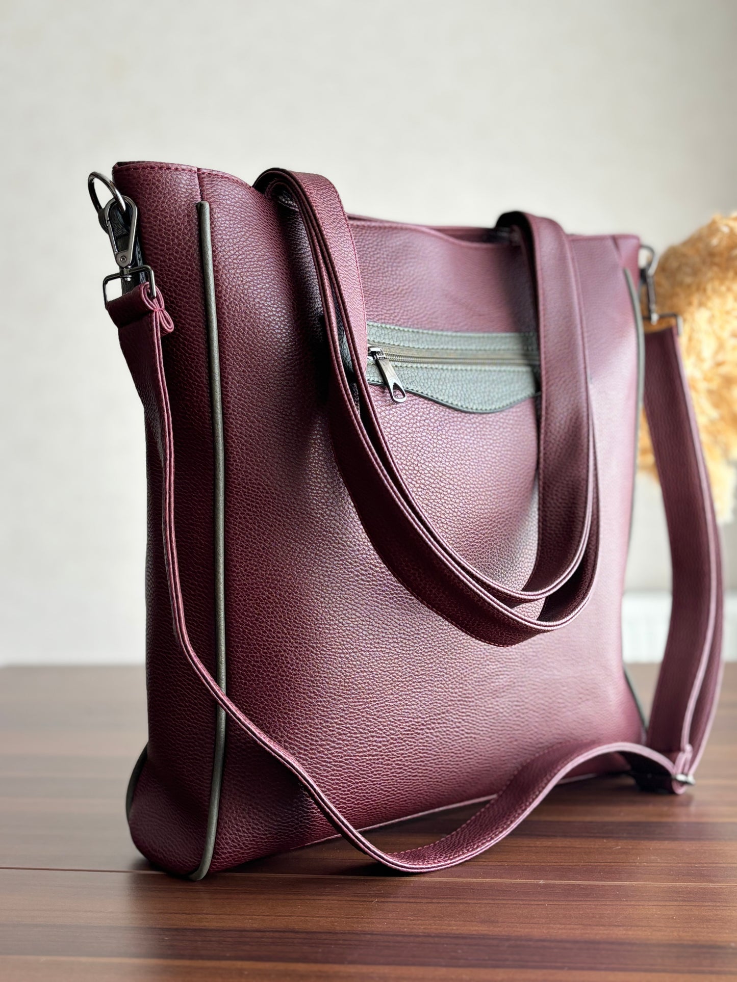 Nature Pattern Özel Tasarım Kadın Omuz Çantası