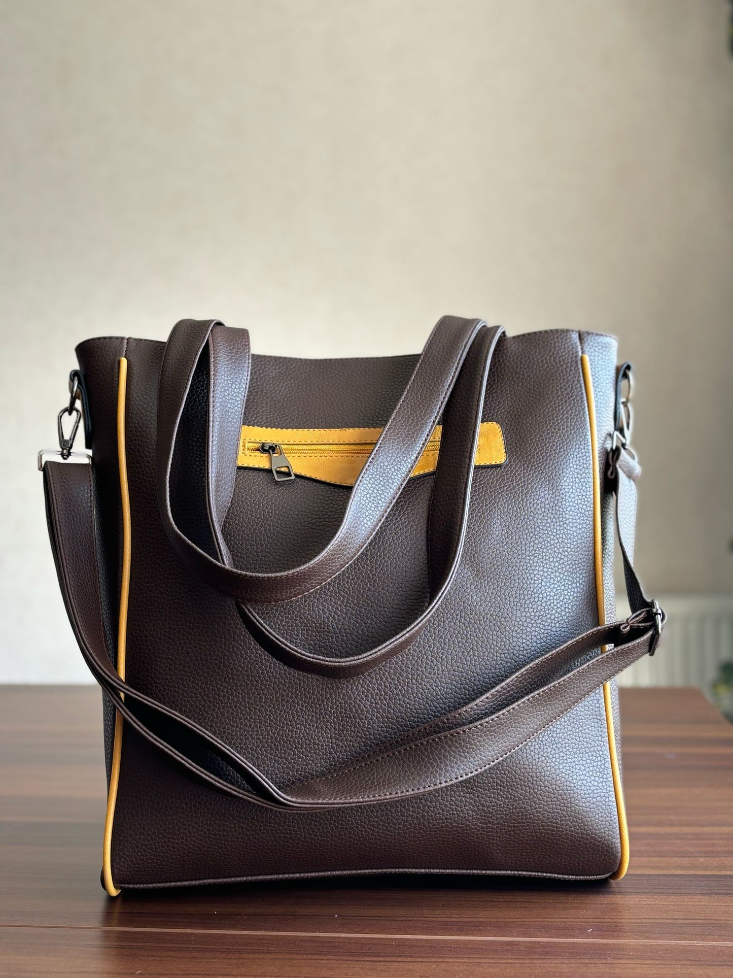 Nature Pattern Özel Tasarım Kadın Omuz Çantası