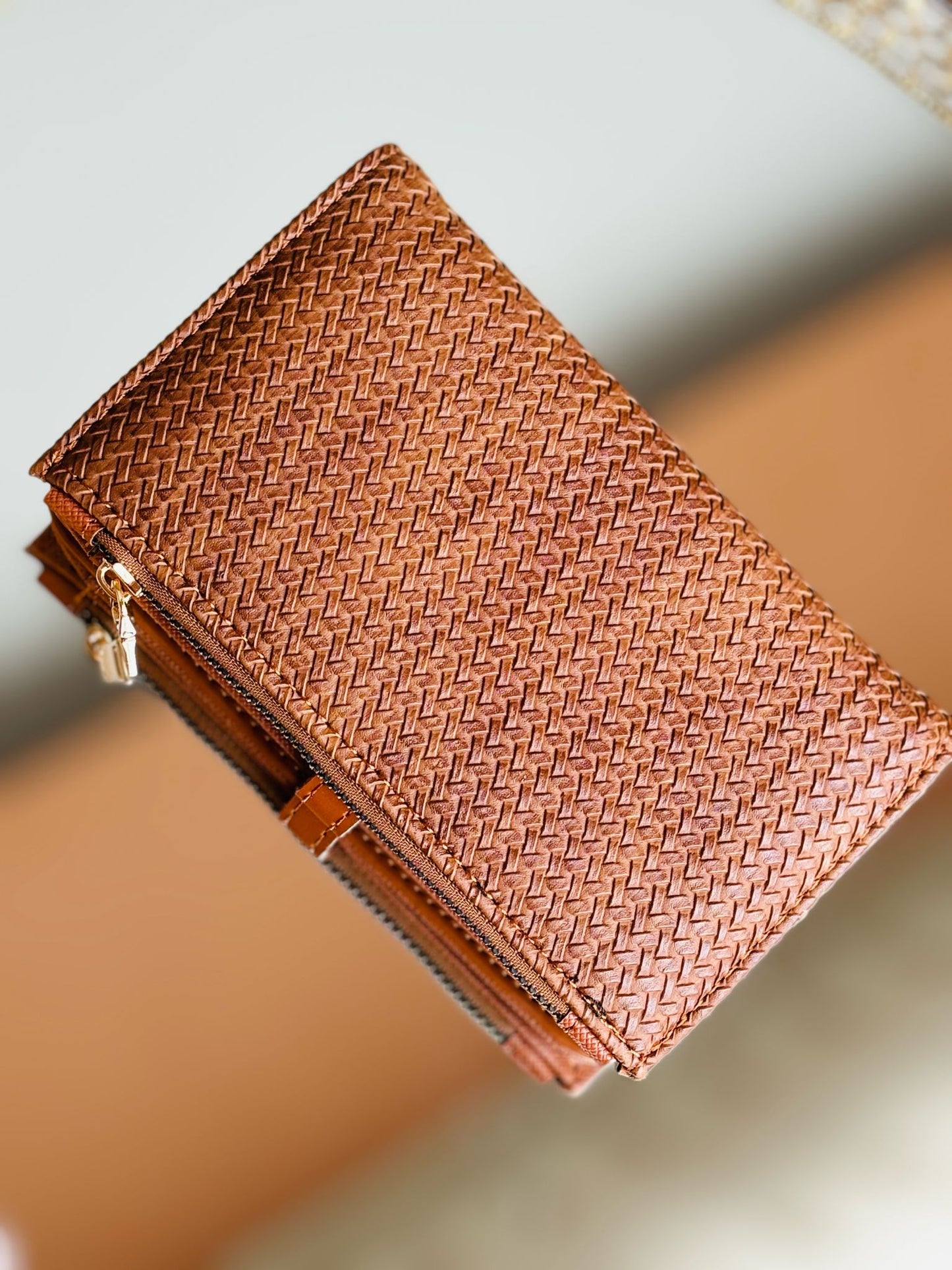 Paulınıa, Suni Deri, Fermuarlı, Bozuk Para Gözlü, Bol Kartlıklı Kadın Cüzdanı