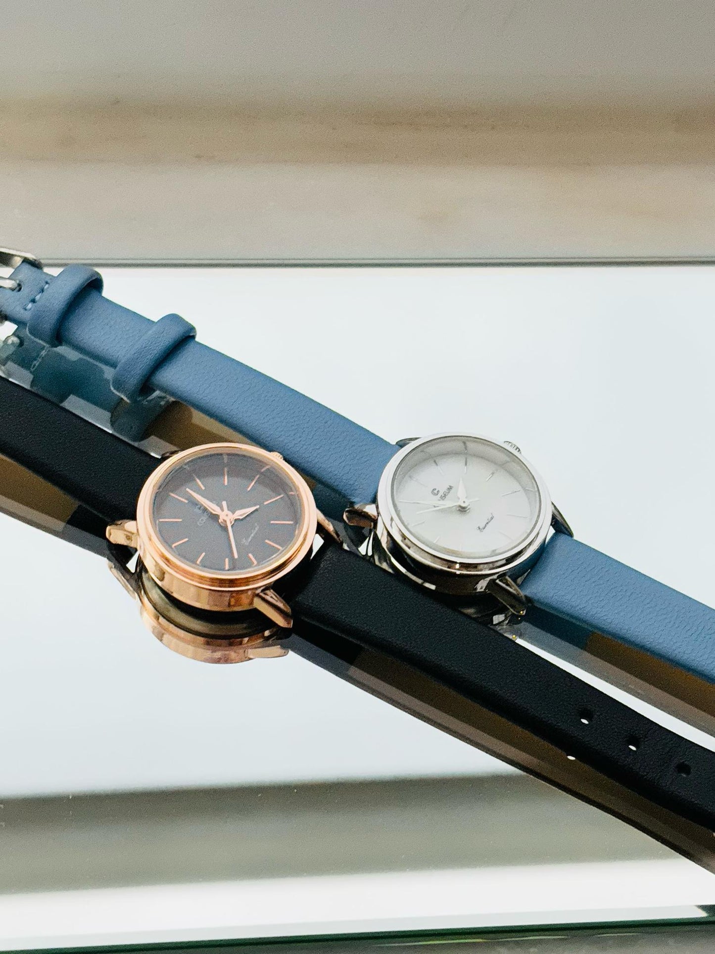 COLISEUM Mavi Kordon, Minimal Kadın Kol Saati