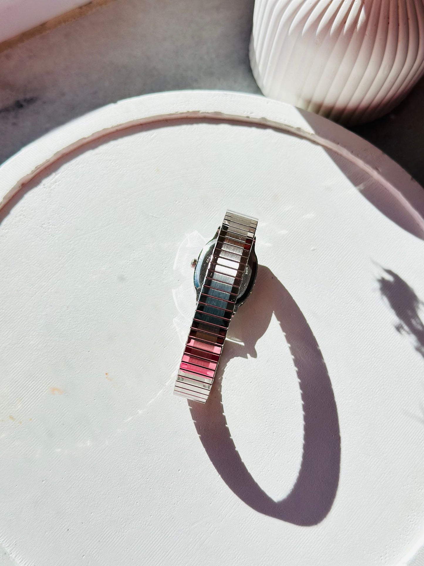 Sude metal yay kordon,zarif, şık, minimal kadın kol saati