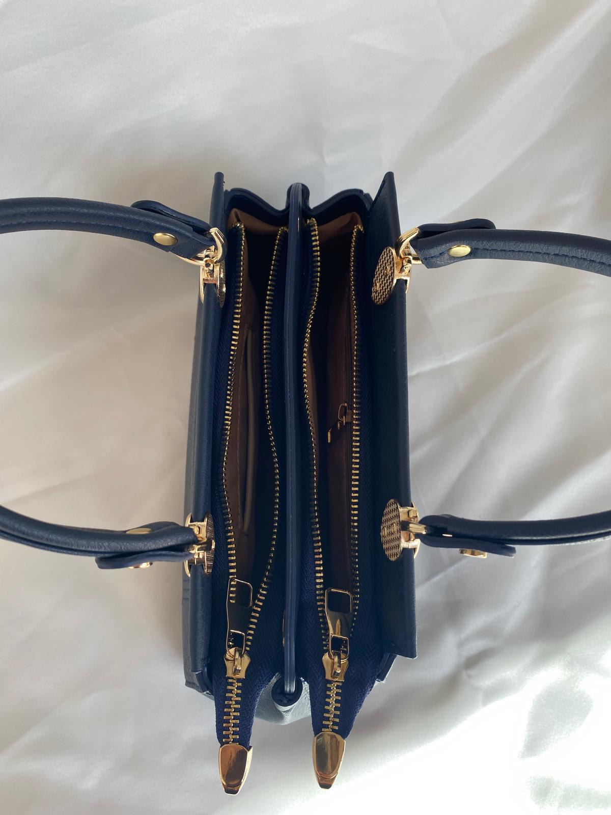 Luna Çift Gözlü Zarif Tasarımlı Uzun Askılı El ve Omuz Kadın Çantası