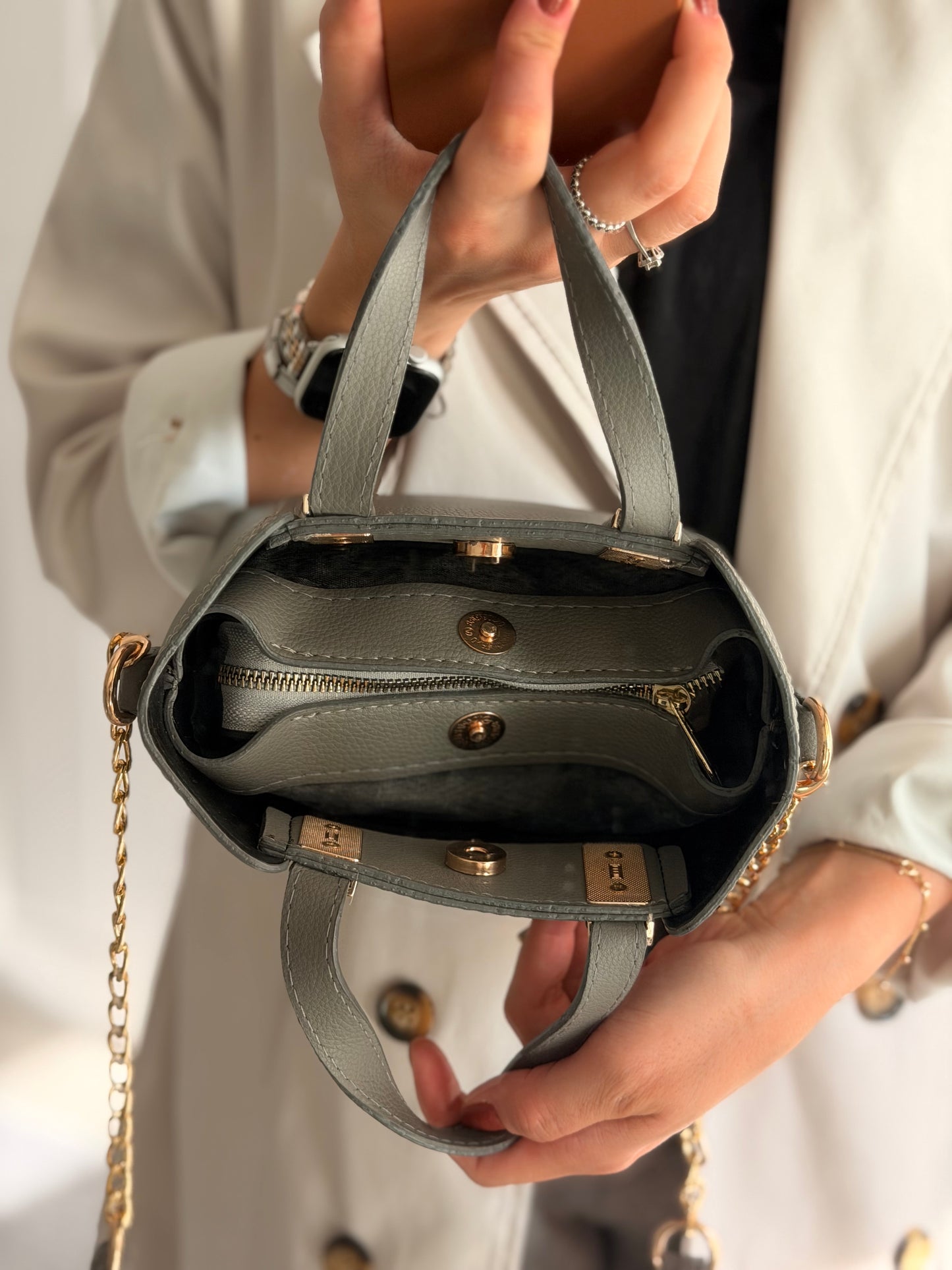 MİSHA ÇOK GÖZLÜ KADIN EL VE OMUZ ÇANTASI