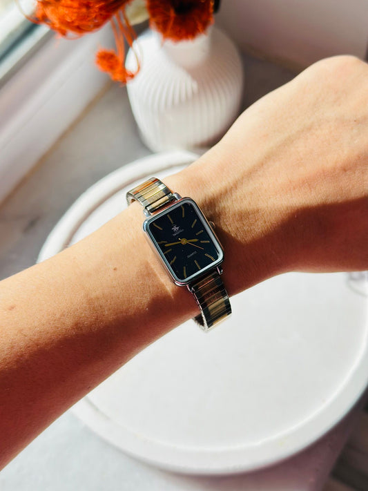 Arven metal yay kordon, zarif, şık, minimal kadın kol saati