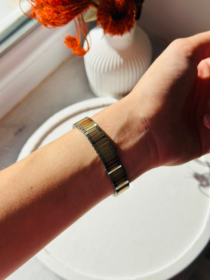 Arven metal yay kordon, zarif, şık, minimal kadın kol saati