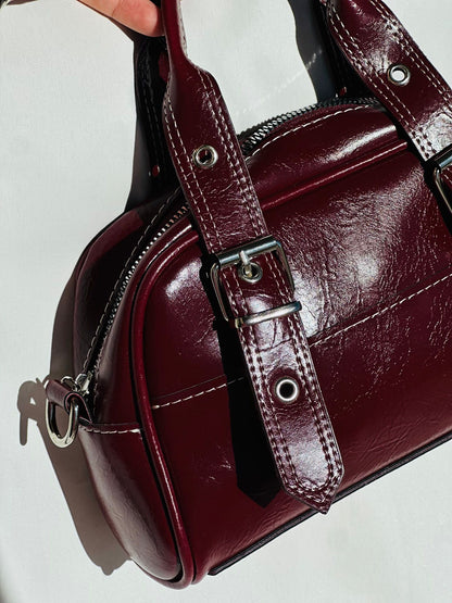 ELARA ÇİFT KEMER TOKALI KADIN EL VE OMUZ ÇANTASI