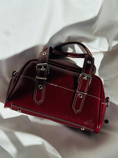 ELARA ÇİFT KEMER TOKALI KADIN EL VE OMUZ ÇANTASI