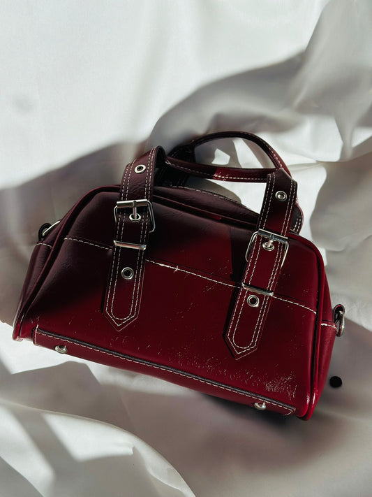 ELARA ÇİFT KEMER TOKALI KADIN EL VE OMUZ ÇANTASI