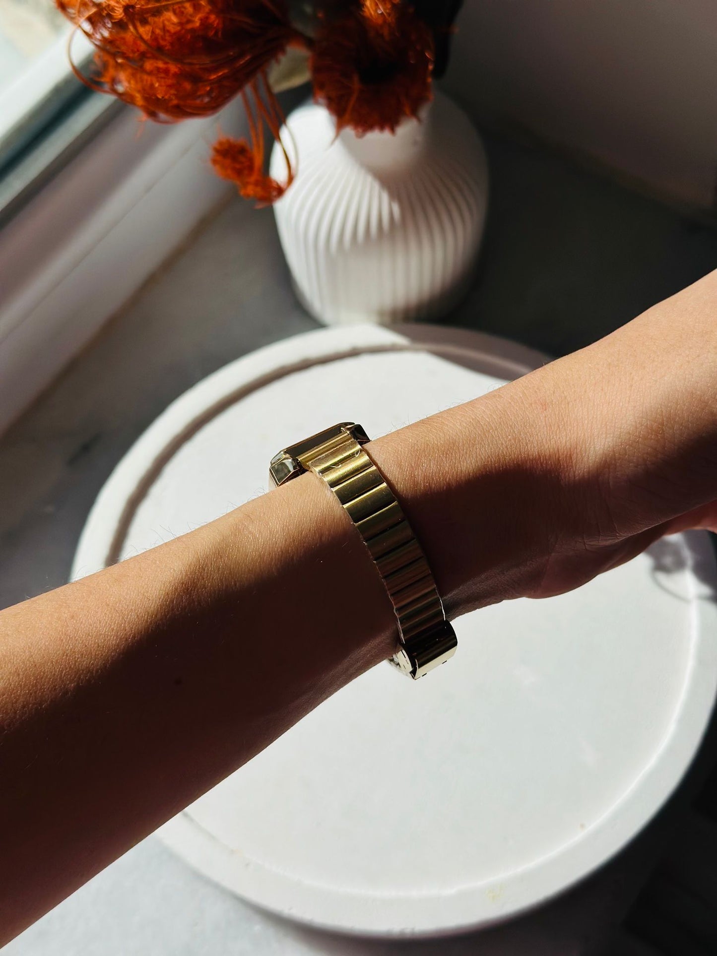 Nora Gold renk metal ray kordon, zarif, şık, minimal, Kadın Kol Saati