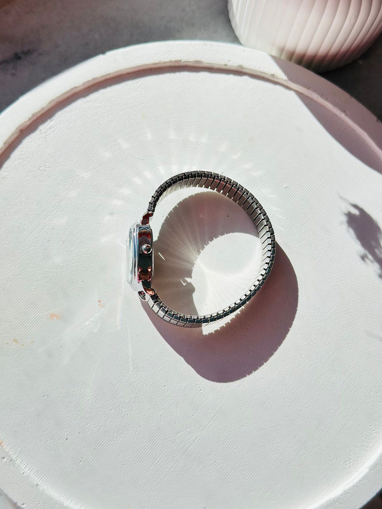 Sude metal yay kordon,zarif, şık, minimal kadın kol saati