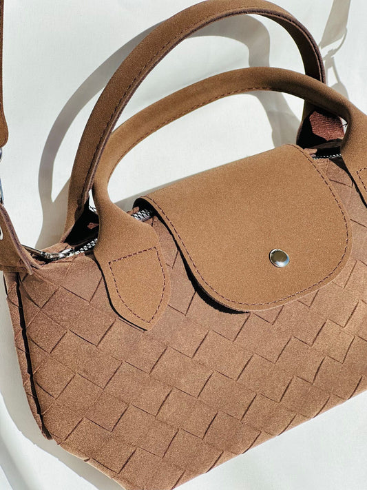 SUELA SÜET KADIN EL VE ÇAPRAZ ÇANTA