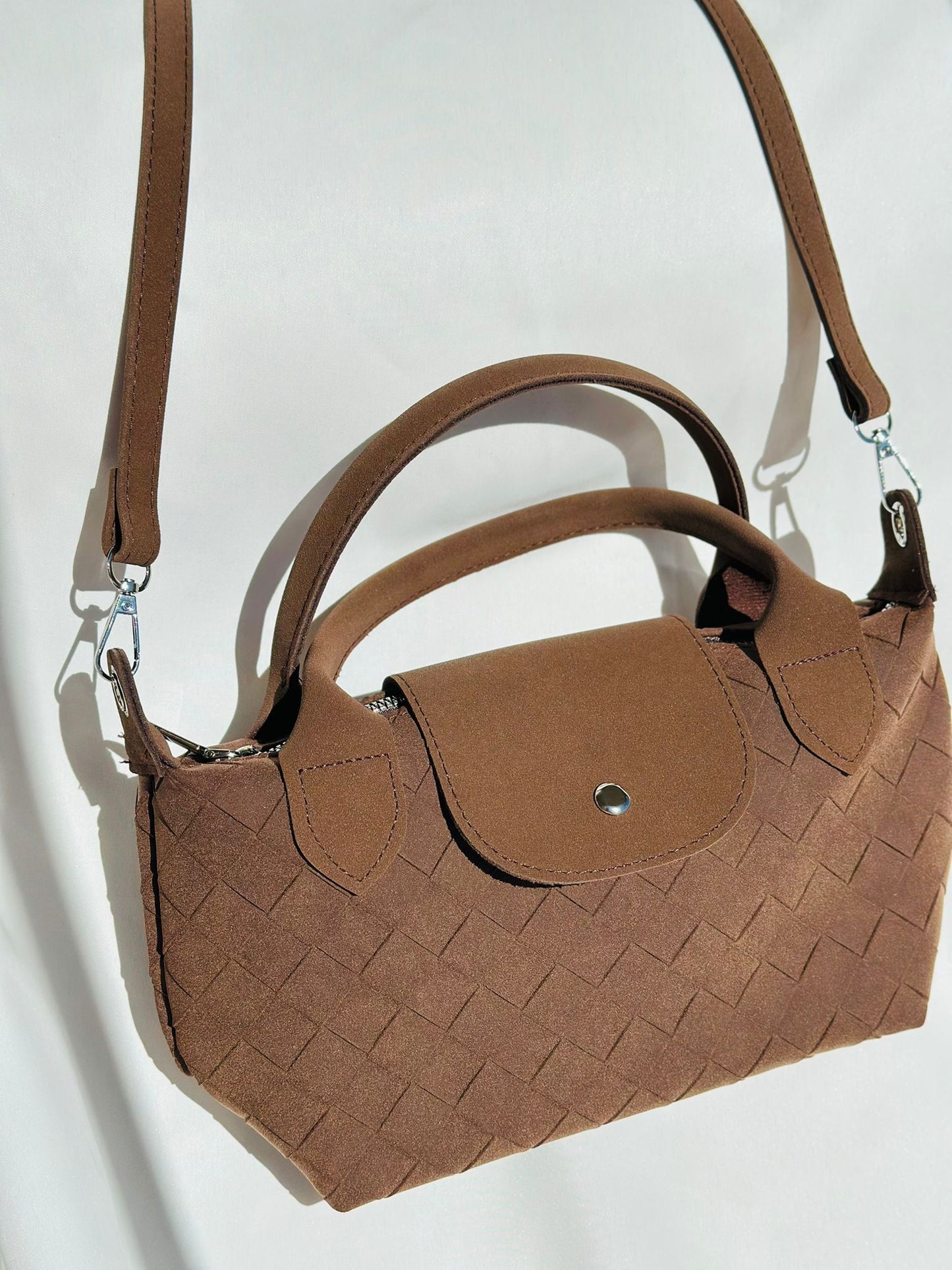 SUELA SÜET KADIN EL VE ÇAPRAZ ÇANTA