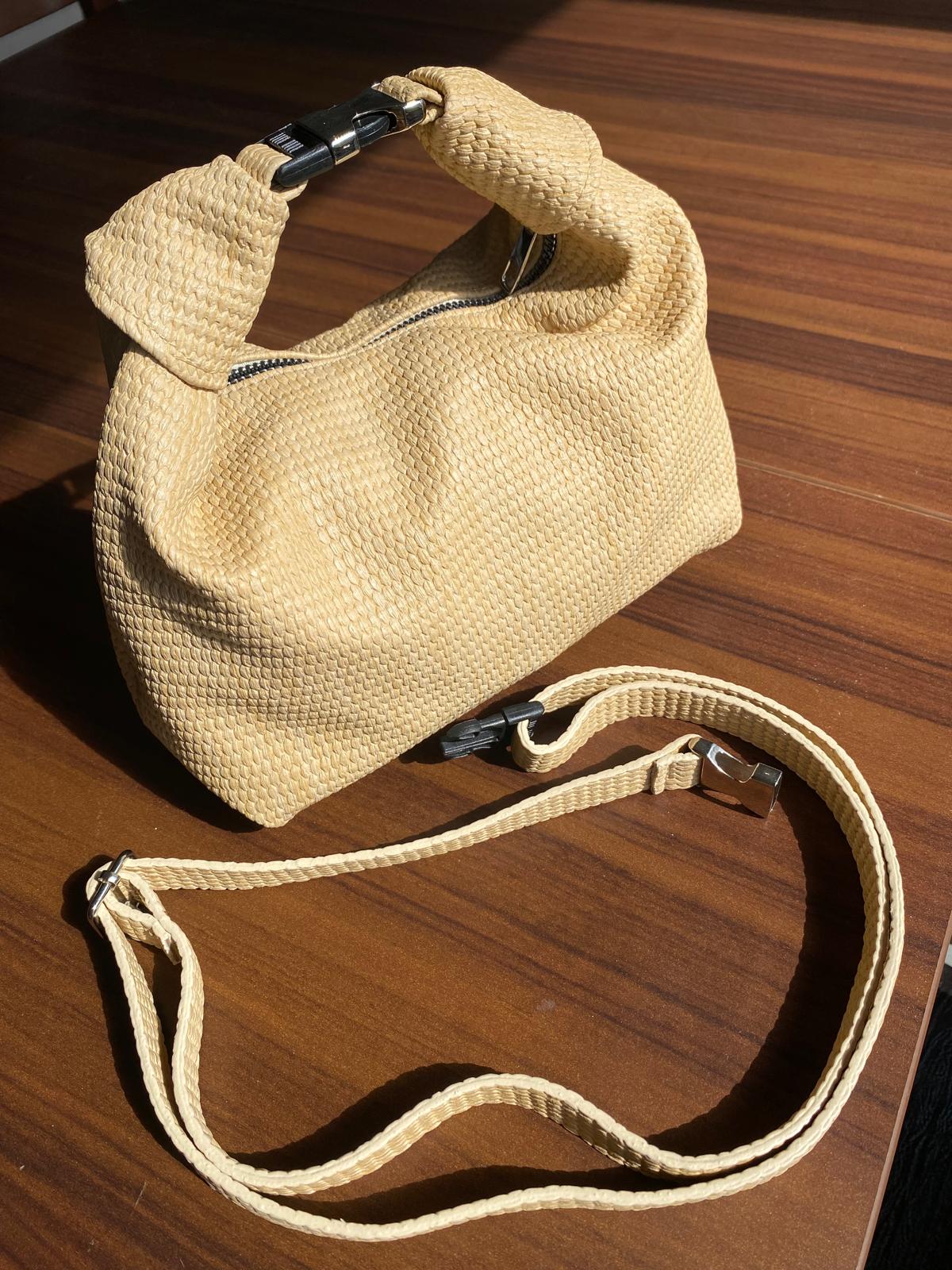 URBAN HASIR DESENLİ KADIN EL VE OMUZ ÇANTASI