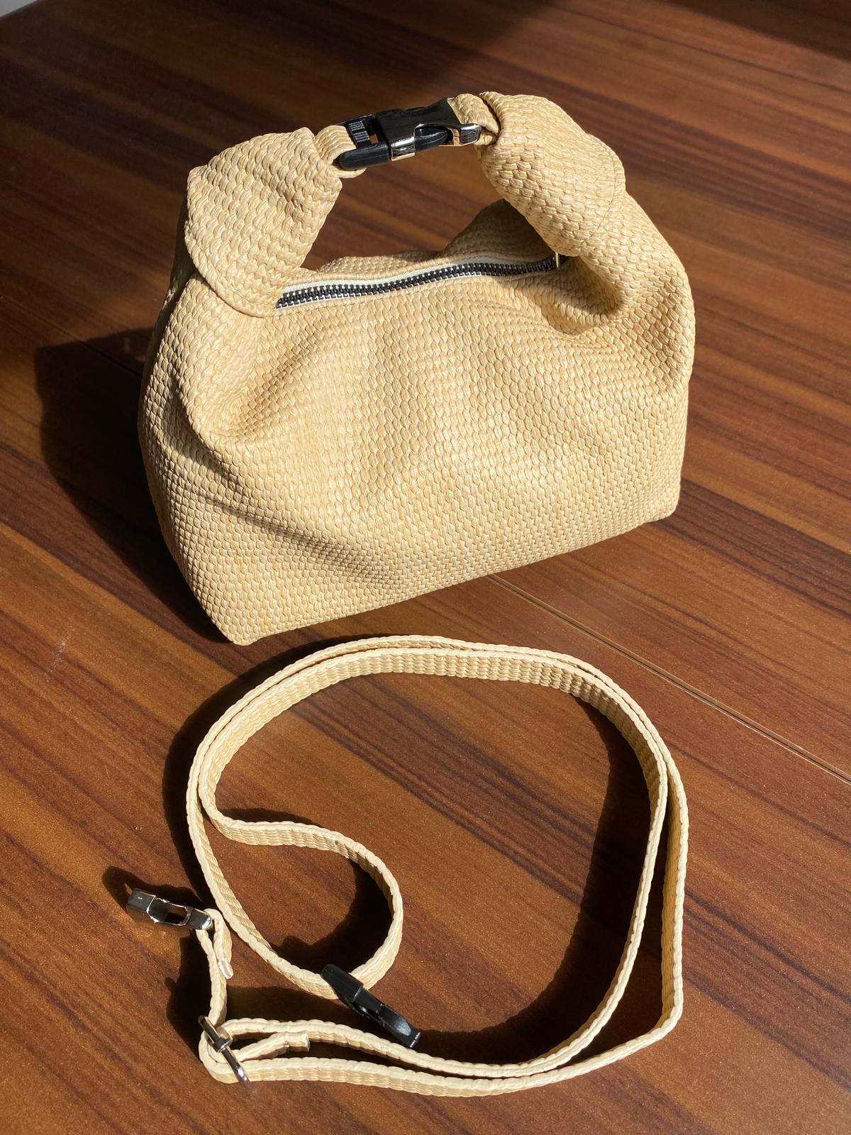 URBAN HASIR DESENLİ KADIN EL VE OMUZ ÇANTASI