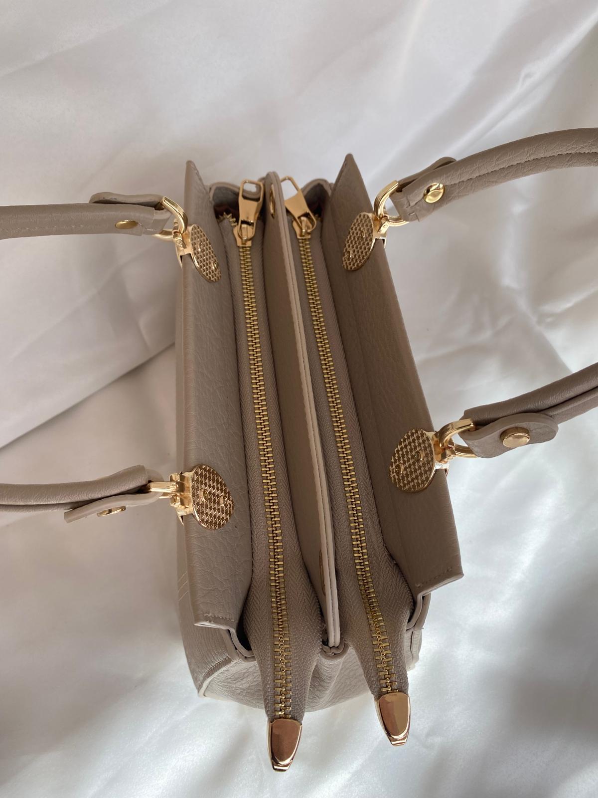 Luna Çift Gözlü Zarif Tasarımlı Uzun Askılı El ve Omuz Kadın Çantası