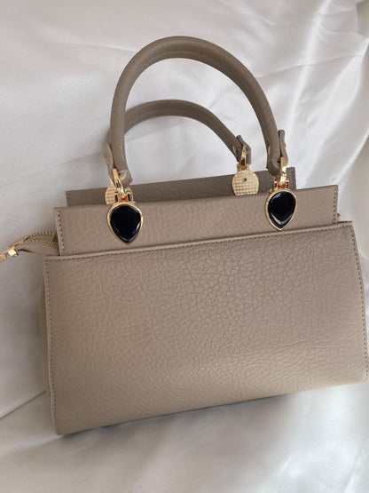 Luna Çift Gözlü Zarif Tasarımlı Uzun Askılı El ve Omuz Kadın Çantası