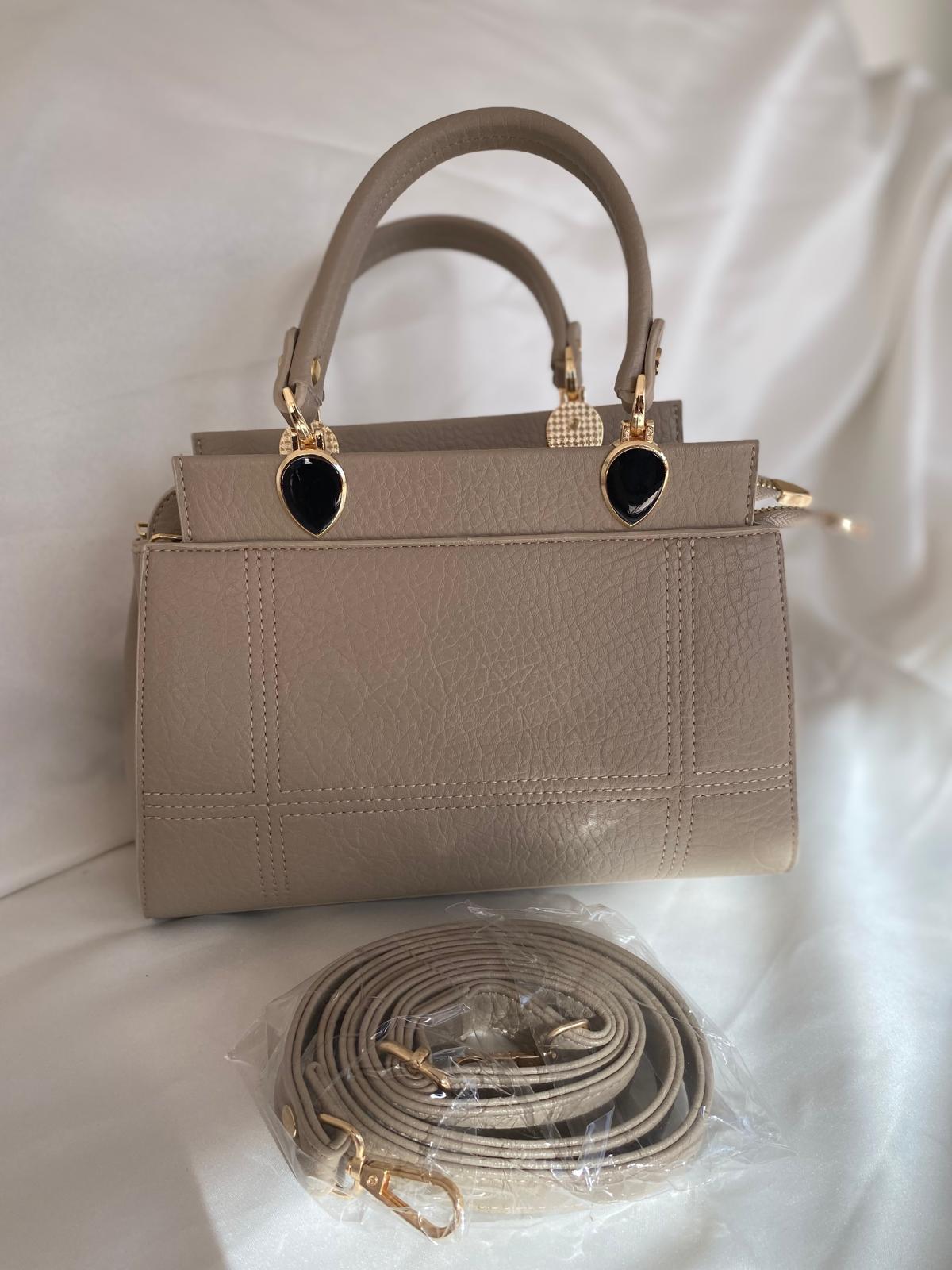 Luna Çift Gözlü Zarif Tasarımlı Uzun Askılı El ve Omuz Kadın Çantası