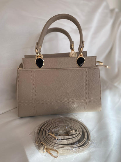 Luna Çift Gözlü Zarif Tasarımlı Uzun Askılı El ve Omuz Kadın Çantası