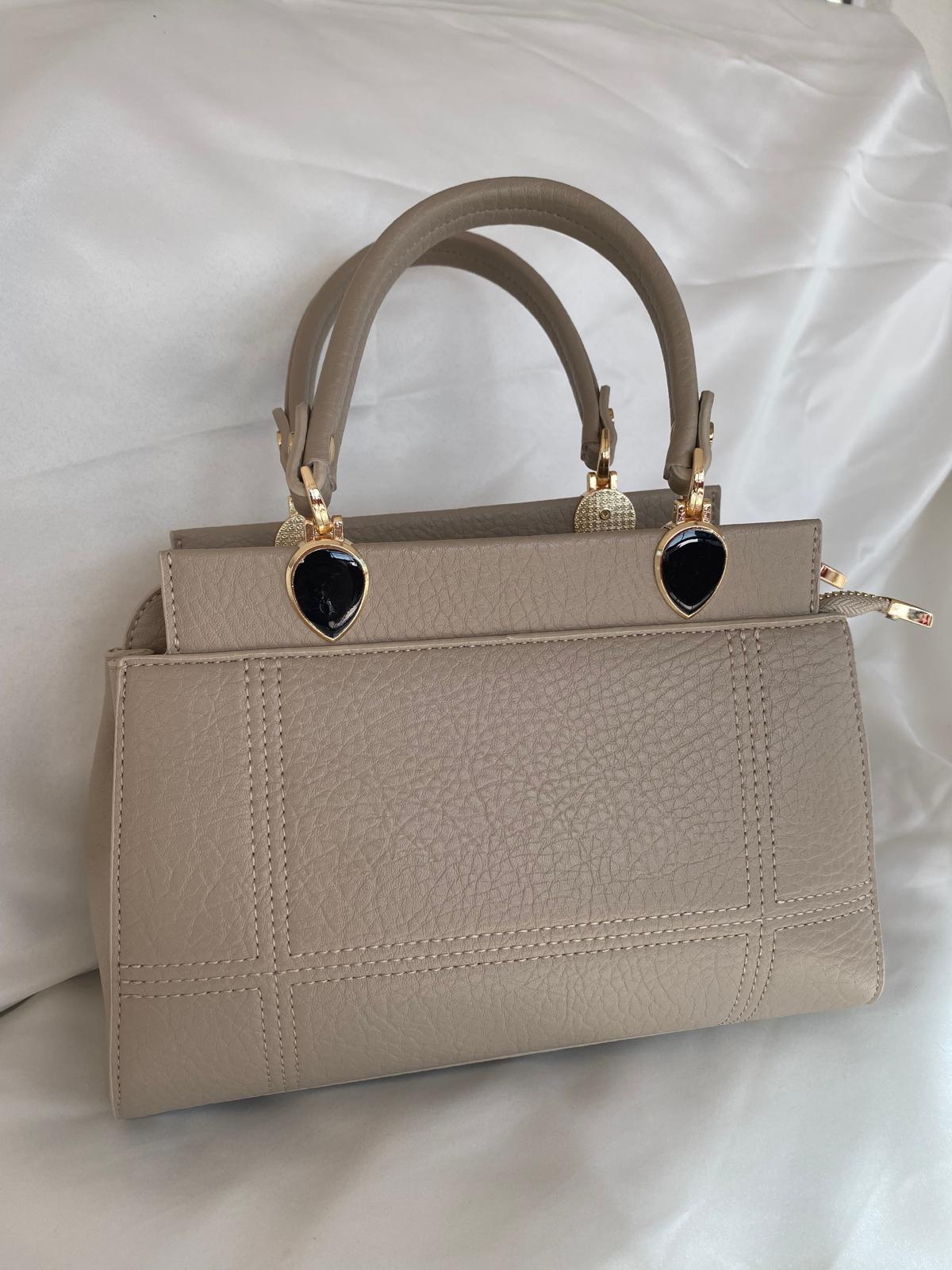 Luna Çift Gözlü Zarif Tasarımlı Uzun Askılı El ve Omuz Kadın Çantası