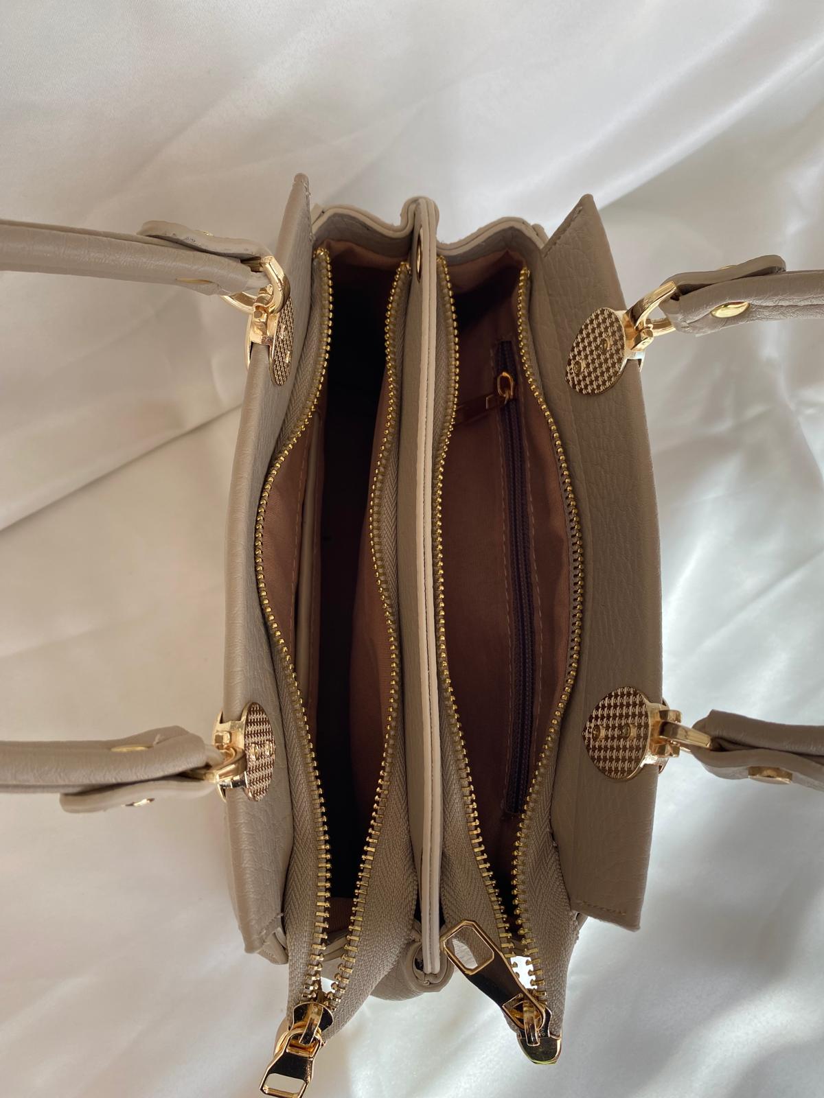 Luna Çift Gözlü Zarif Tasarımlı Uzun Askılı El ve Omuz Kadın Çantası