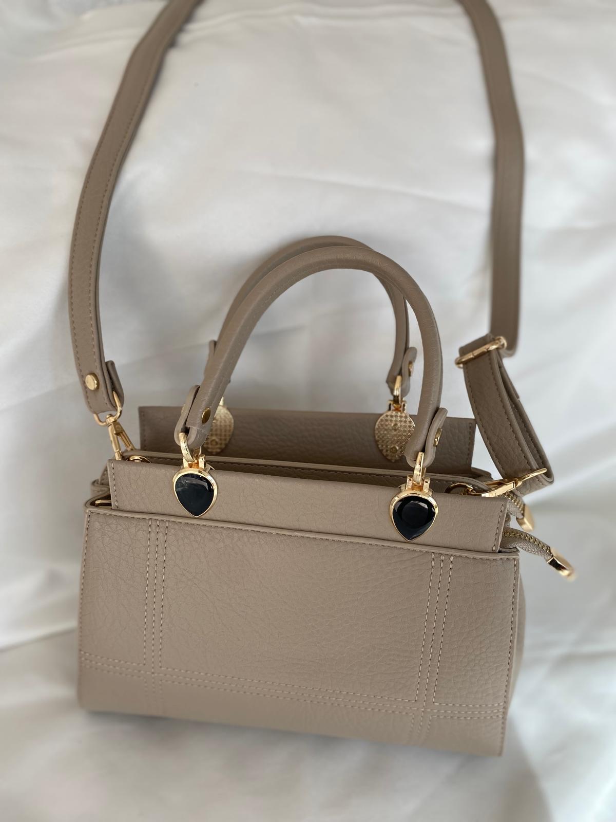 Luna Çift Gözlü Zarif Tasarımlı Uzun Askılı El ve Omuz Kadın Çantası