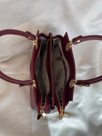 Luna Çift Gözlü Zarif Tasarımlı Uzun Askılı El ve Omuz Kadın Çantası