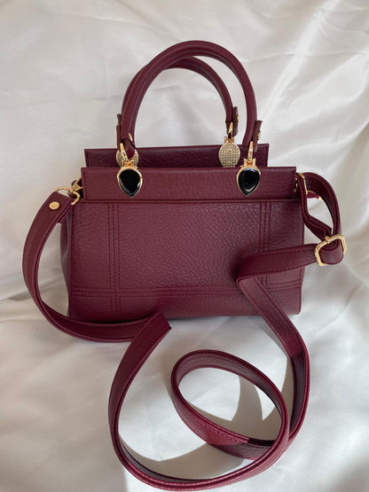 Luna Çift Gözlü Zarif Tasarımlı Uzun Askılı El ve Omuz Kadın Çantası