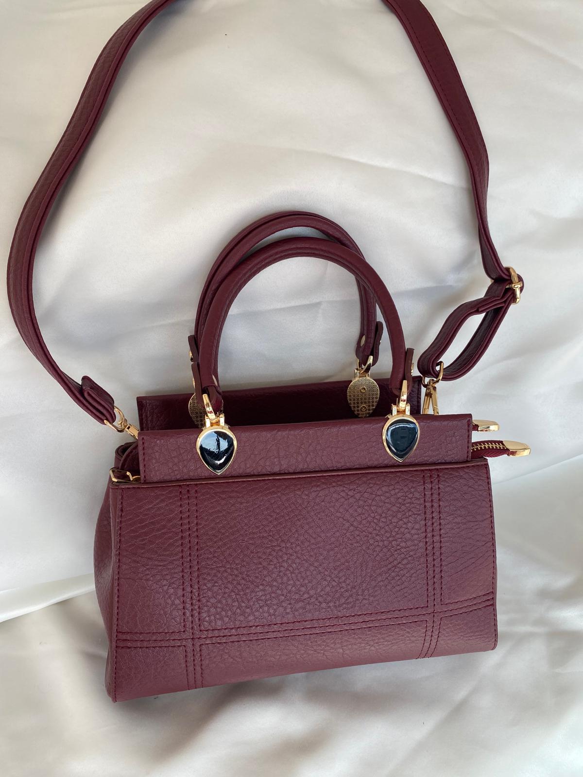 Luna Çift Gözlü Zarif Tasarımlı Uzun Askılı El ve Omuz Kadın Çantası