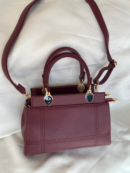 Luna Çift Gözlü Zarif Tasarımlı Uzun Askılı El ve Omuz Kadın Çantası