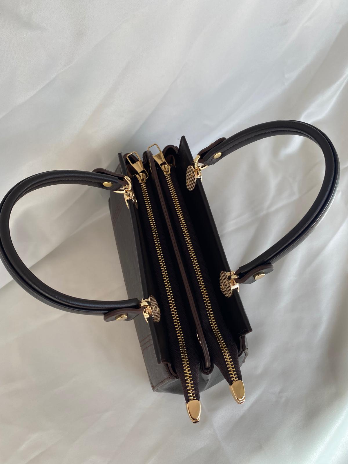 Luna Çift Gözlü Zarif Tasarımlı Uzun Askılı El ve Omuz Kadın Çantası