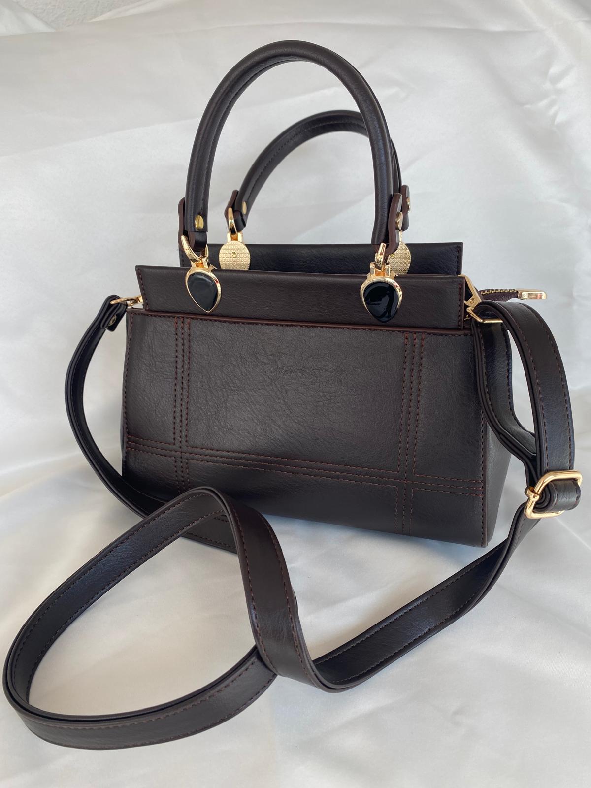 Luna Çift Gözlü Zarif Tasarımlı Uzun Askılı El ve Omuz Kadın Çantası