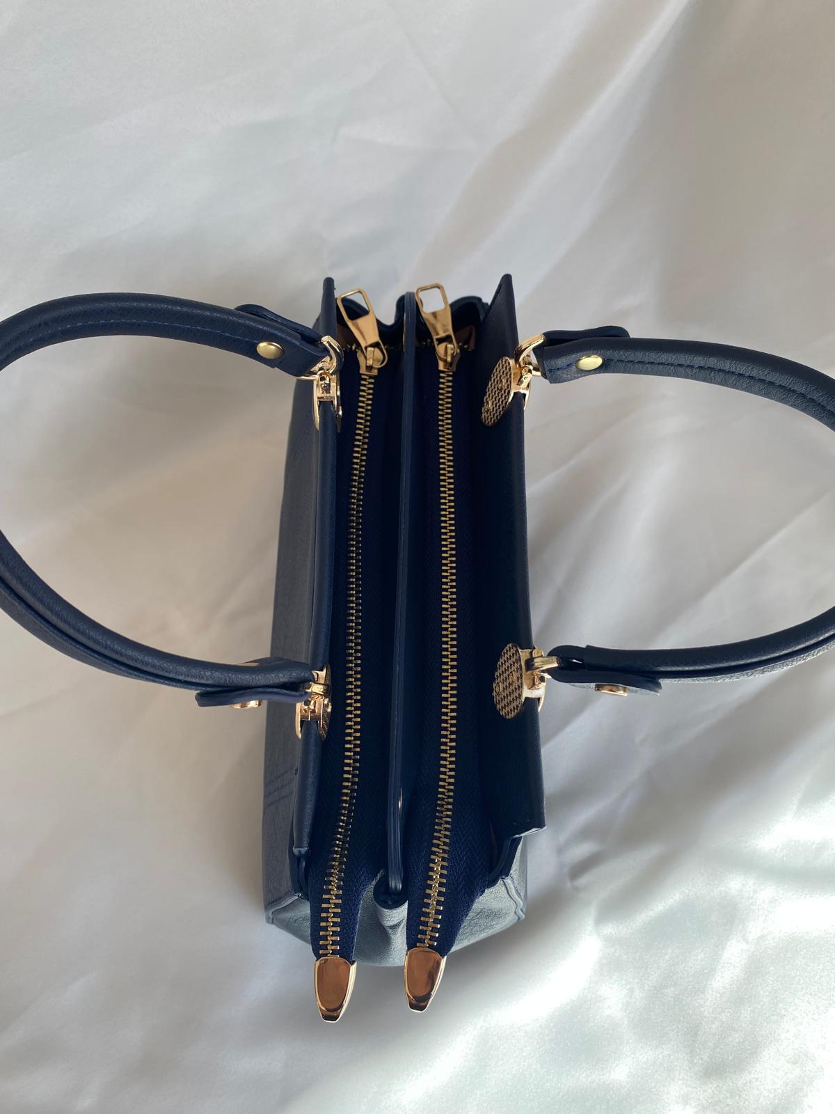 Luna Çift Gözlü Zarif Tasarımlı Uzun Askılı El ve Omuz Kadın Çantası