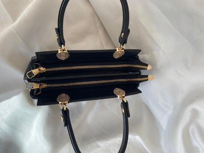 Luna Çift Gözlü Zarif Tasarımlı Uzun Askılı El ve Omuz Kadın Çantası