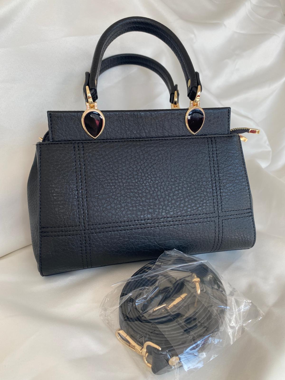 Luna Çift Gözlü Zarif Tasarımlı Uzun Askılı El ve Omuz Kadın Çantası