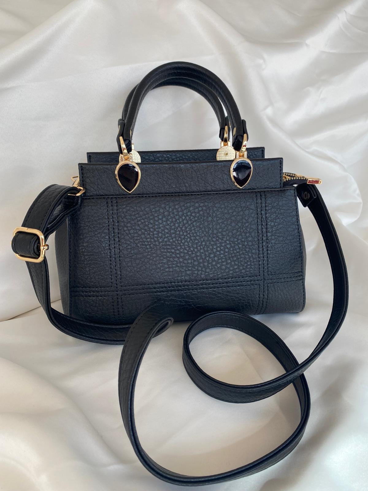 Luna Çift Gözlü Zarif Tasarımlı Uzun Askılı El ve Omuz Kadın Çantası