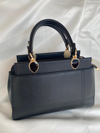 Luna Çift Gözlü Zarif Tasarımlı Uzun Askılı El ve Omuz Kadın Çantası