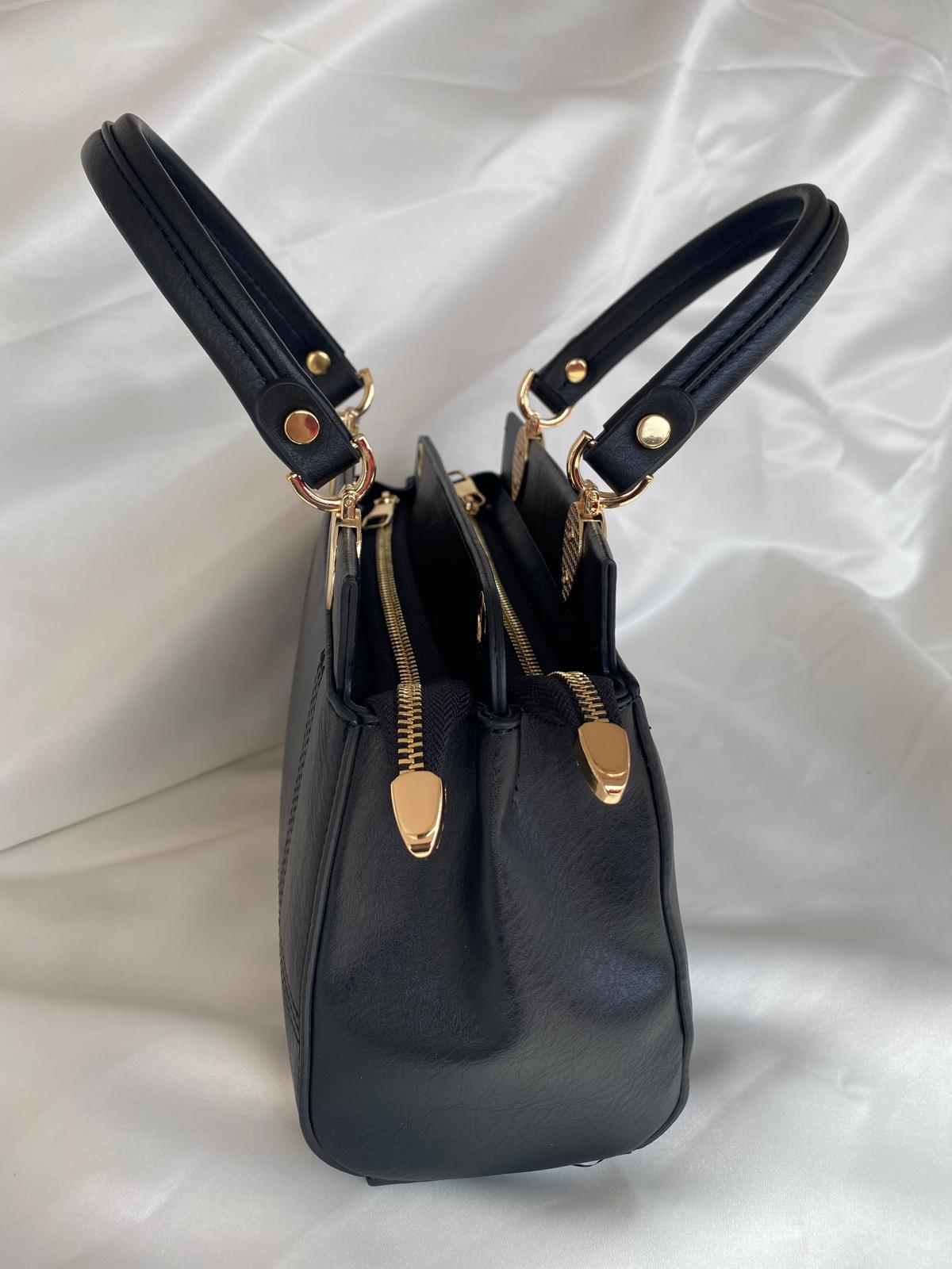 Luna Çift Gözlü Zarif Tasarımlı Uzun Askılı El ve Omuz Kadın Çantası