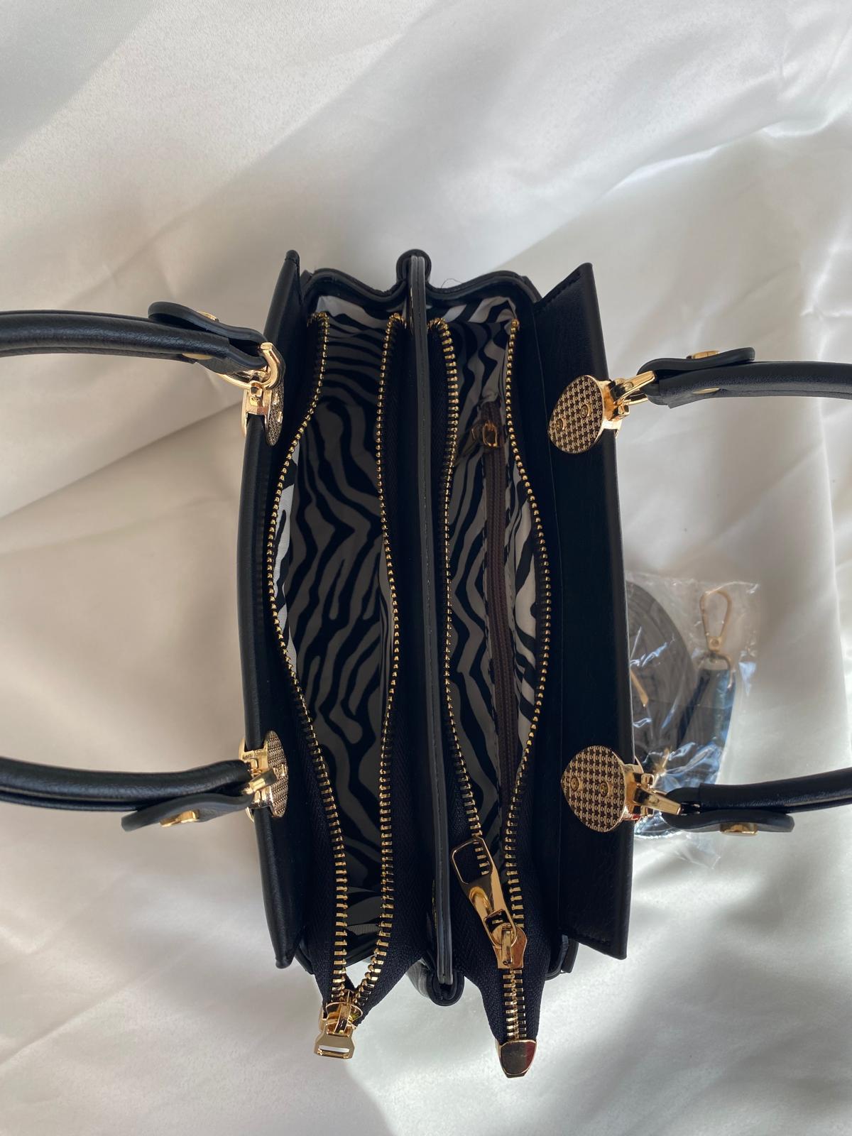 Luna Çift Gözlü Zarif Tasarımlı Uzun Askılı El ve Omuz Kadın Çantası