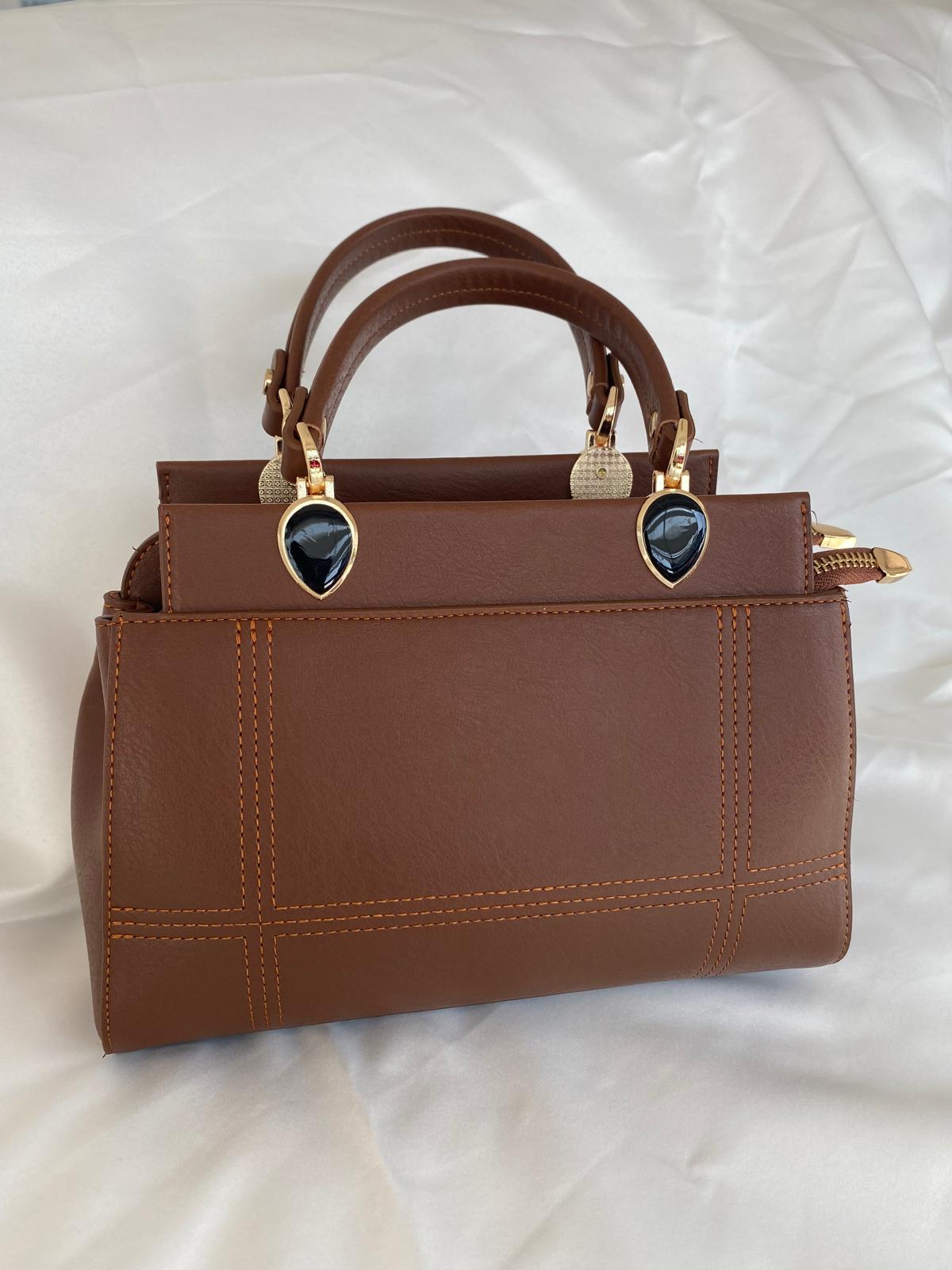 Luna Çift Gözlü Zarif Tasarımlı Uzun Askılı El ve Omuz Kadın Çantası