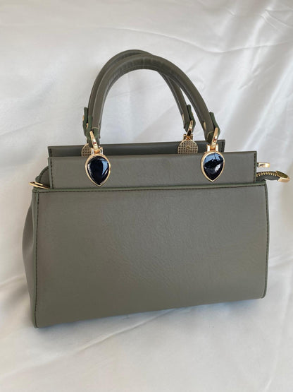 Luna Çift Gözlü Zarif Tasarımlı Uzun Askılı El ve Omuz Kadın Çantası