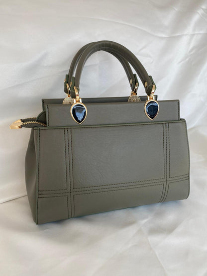 Luna Çift Gözlü Zarif Tasarımlı Uzun Askılı El ve Omuz Kadın Çantası