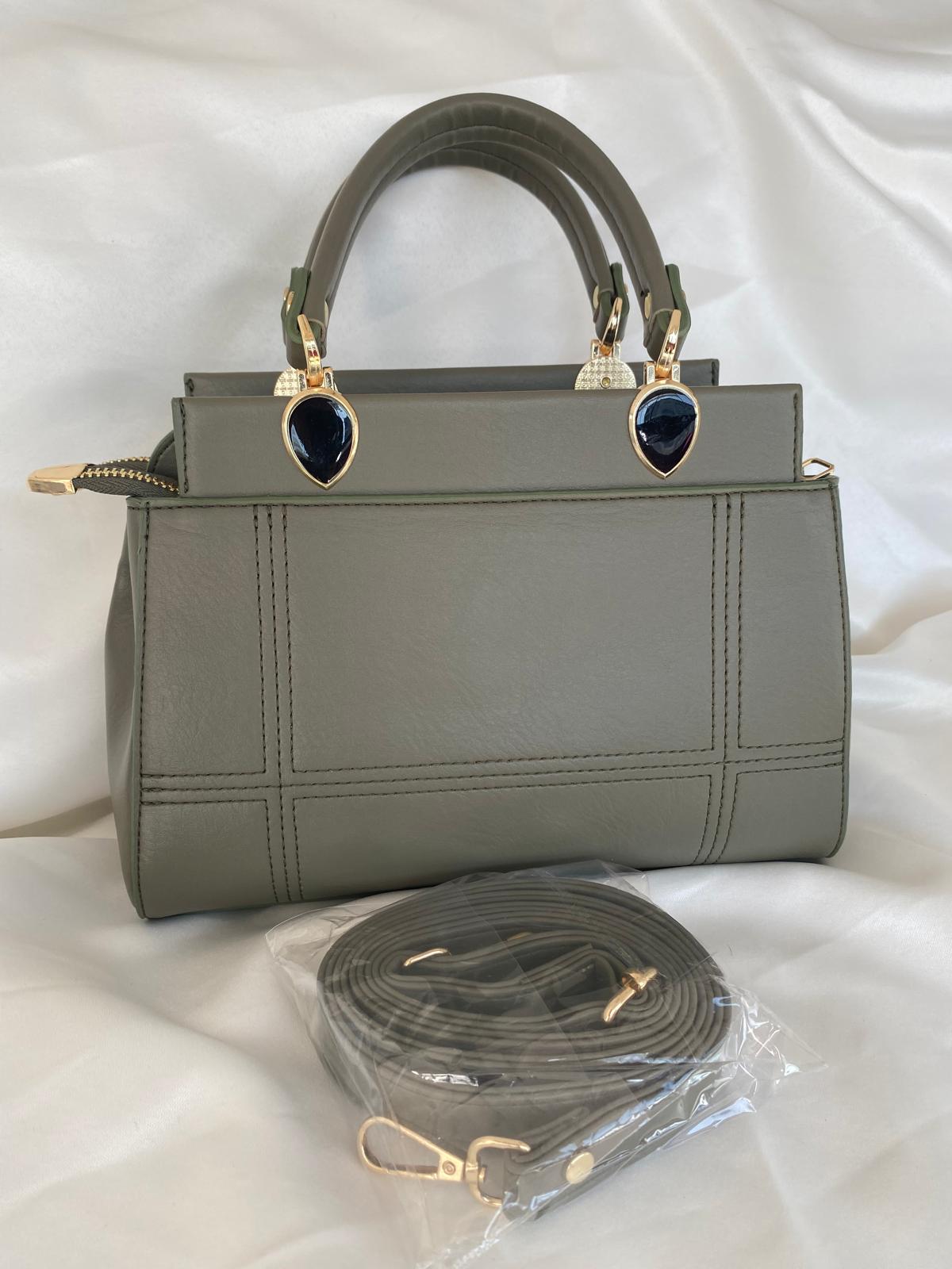 Luna Çift Gözlü Zarif Tasarımlı Uzun Askılı El ve Omuz Kadın Çantası